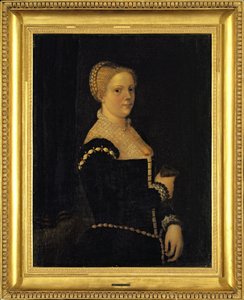 Zelfportret van de kunstenaar door Marietta Robusti Tintoretta