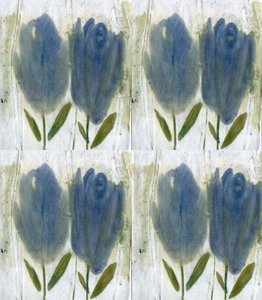 Blauwe Tulpen door Marina Falco