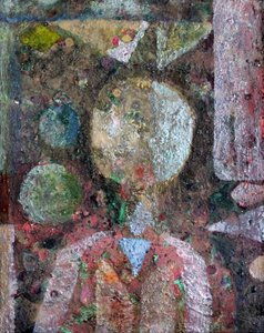 Abstracte, aardse figuur door Marina Nelson