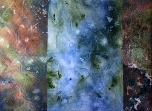 Texturen van organische kleurstoffen door Marina Nelson