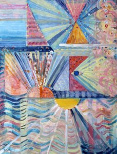 Levendige zonreflecties door Marina Nelson