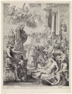 H. Franciscus Xaverius wekt een dode tot leven