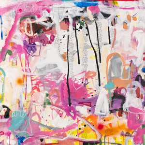 Levendige abstracte expressie