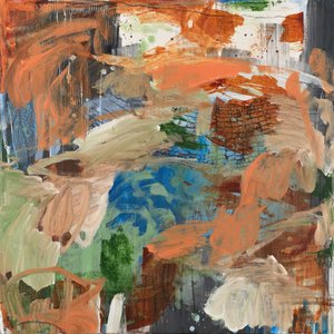 Levendige, gestructureerde abstractie