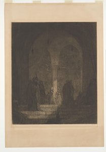 Voorportaal van een moskee door Marius Bauer (signed by artist)