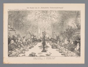 Het Banket van de Hollandsche Tekenmaatschappij