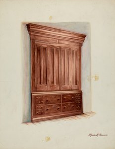 Ingebouwde kast door Marius Hansen