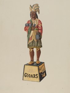 Sigarenwinkel Indiaan door Marius Hansen
