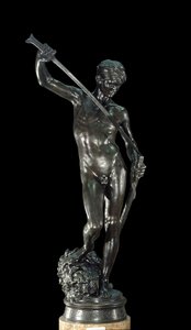 David (brons sculptuur door Antonin Mercia) door Marius Jean Antonin Mercie