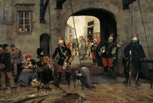 Armen in Parijs door Marius Roy