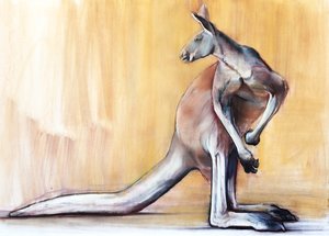 Grote Rode (Kangoeroe), 2014 door Mark Adlington