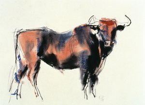 Rode Stier, 1998 door Mark Adlington