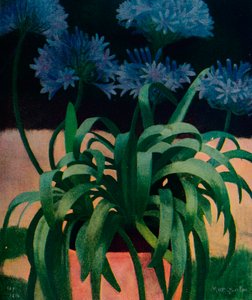 Agapanthus, 1914, ca. 1932 door Mark Gertler