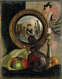 Stilleven met zelfportret
