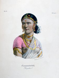 Vrouwelijke danseres bayadere door Marlet et Cie