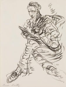 Zelfportret als tekenaar, ca. 1908