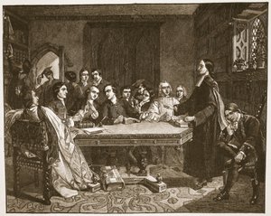John Wesley en zijn vrienden in Oxford, illustratie uit 