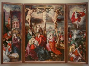 Kruisiging - Geboorte van Christus - Opstanding van Christus