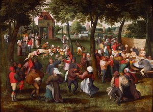 Outdoor wedding dance