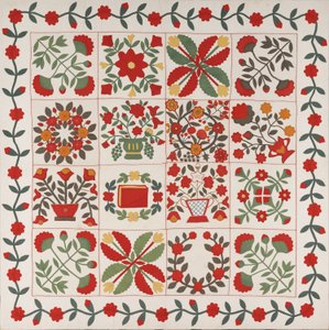 "Album Quilt", Baltimore, Maryland, ca. 1861