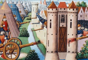 Het beleg van Rouen (juli 1418-januari 1419), folio 19v, Vigiles de Charles VII