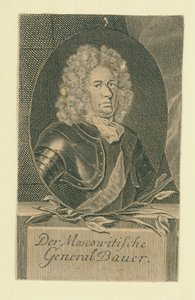 Christian Felix Bauer 1667-1717 door Martin Bernigeroth