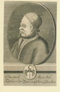 Hetman Danylo Apostol 1654-1734 door Martin Bernigeroth