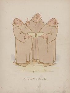 Pagina uit de Humours of Cynicus (gekleurde gravure)