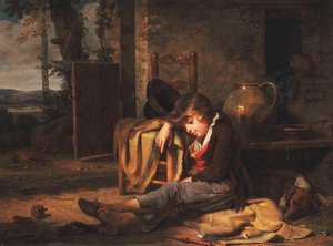 De kleine slaper, 1795 door Martin Drölling