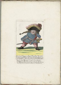 De Franse dwerg Don Luis Champ-merdant, ca. 1710