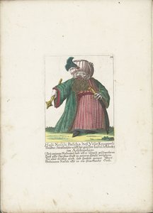 De dwerg Hali Nasili Pascha, ca. 1710 Il Callotto resurcitato oder Neu eingerichtes Zwerchen Cabinet