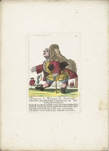 De dwerg Monsieur le Marquis de Sauterelle, ca. 1710