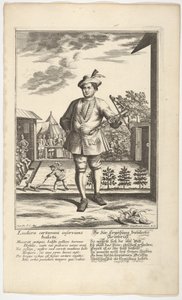 Man met een kruisboog door Martin Engelbrecht