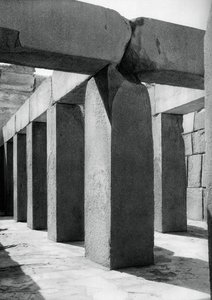 Granieten tempel, Gizeh, Egypte