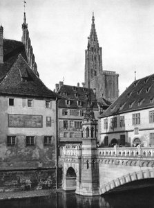 Straatsburg, Elzas, Frankrijk, 1937 door Martin Hurlimann