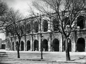 De Romeinse arena, Nîmes, Provence, Frankrijk