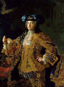 Frans I, Heilige Roomse Keizer en echtgenoot van Keizerin Maria Theresia van Oostenrijk door Martin II Mytens or Meytens