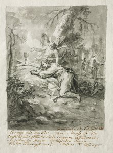 Christus op de Olijfberg, De Geseling, Christus met Doornenkroon, De Kruisiging door Martin Johann Schmidt