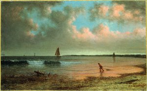 Kustscène van New England