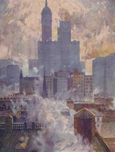 New York, 1916 door Martin Lewis