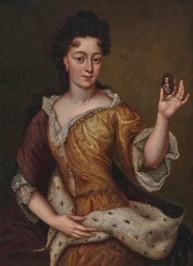 Portret van Theresa Kunegunda Sobieska 1676-1730, keurvorstin van Beieren, eind 17e eeuw door Martin Maingaud