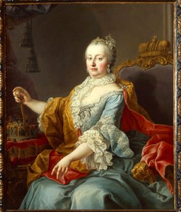 Portret van Maria Theresia, Heilige Roomse Keizerin door Martin Meytens the Younger