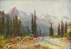 De Rocky Mountains door Thomas Mower Martin