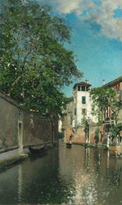 Kanaal in Venetië, ca. 1880
