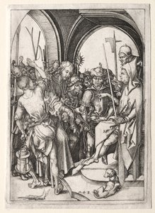 Christus voor de hogepriester door Martin Schongauer