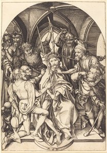 Christus met Doornenkroon door Martin Schongauer
