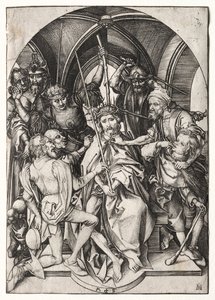 Christus gekroond met doornen door Martin Schongauer