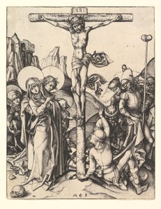Kruisiging door Martin Schongauer