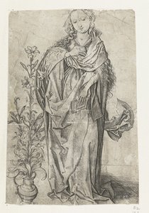 De maagd Maria door Martin Schongauer