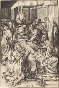 De Dood van de Maagd door Martin Schongauer